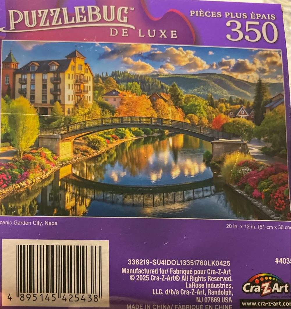 Scenic Garden City, Napa - CraZArt Dollar Tree puzzle collectible - Main Image 2