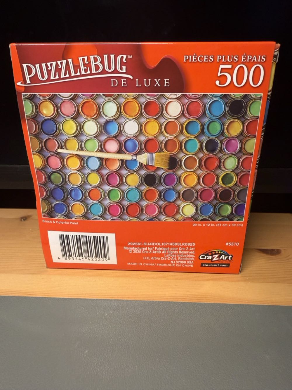 Brush & Colorful Paint - CraZArt puzzle collectible [Barcode 4895145425209] - Main Image 2