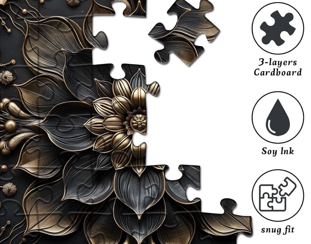 Golden Bloom - Pickforu puzzle collectible - Main Image 3
