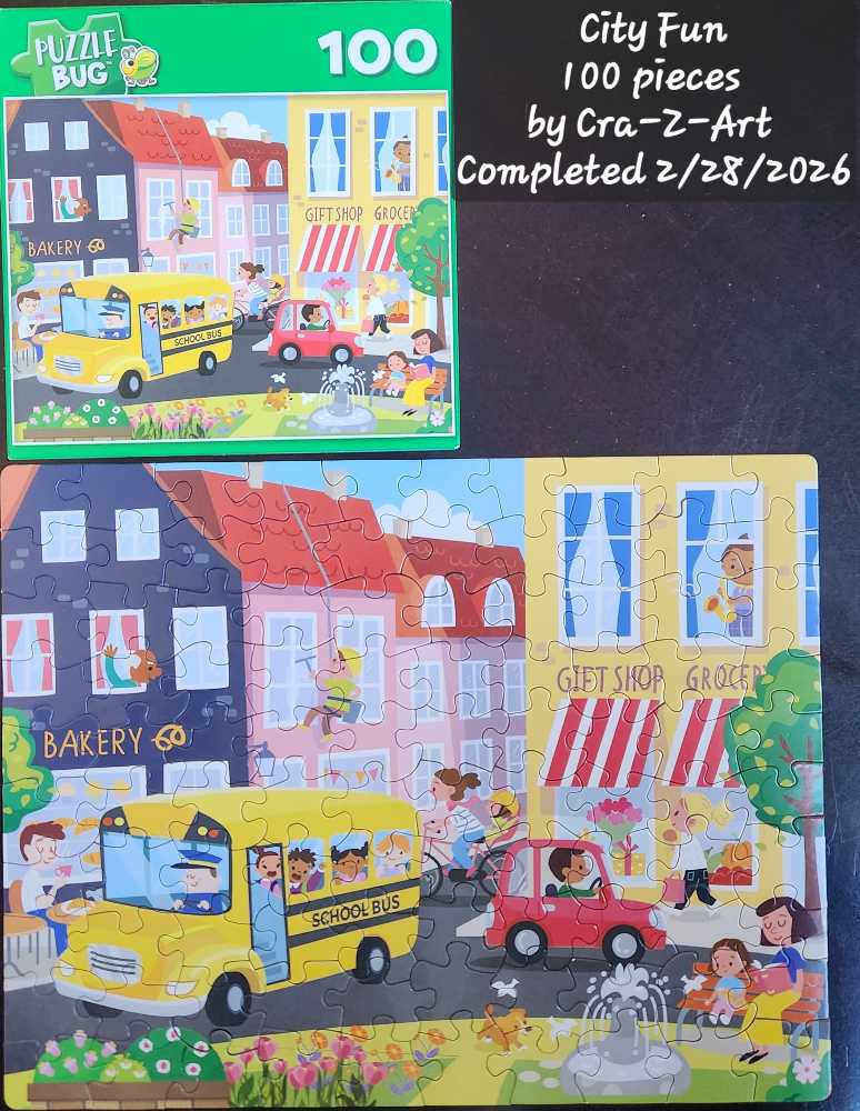 City Fun - Cra-Z-Art puzzle collectible [Barcode 4895145425216] - Main Image 2
