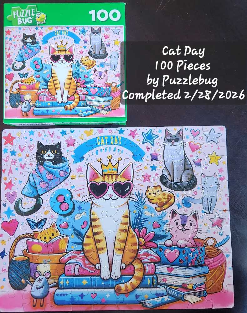 Cat Day - Puzzlebug puzzle collectible [Barcode 4895145425216] - Main Image 2