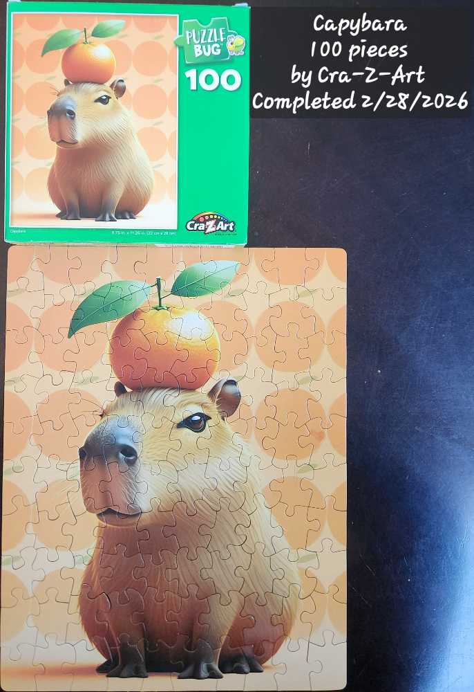 Capybara - Cra-Z-Art puzzle collectible [Barcode 4895145425216] - Main Image 2