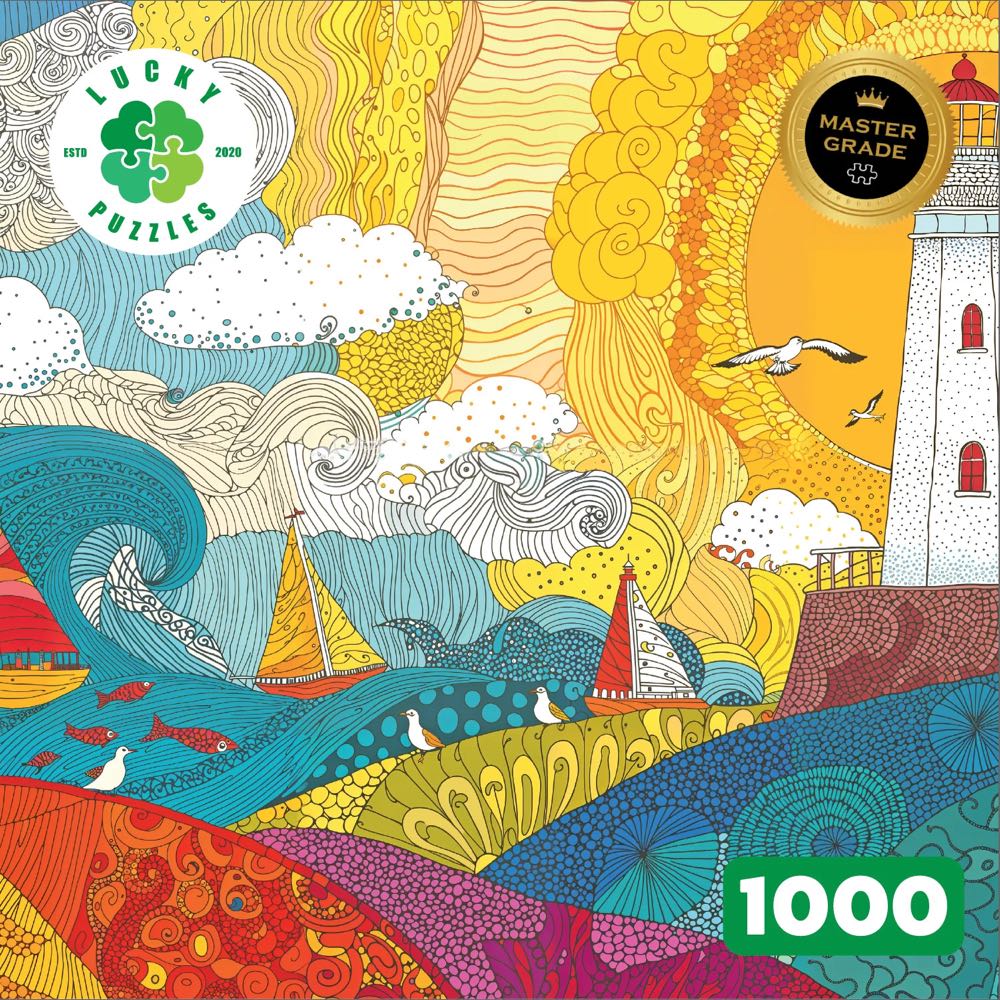 Lighthouse of a Thousand Suns - Lucky Puzzles puzzle collectible [Barcode 860006611569] - Main Image 2