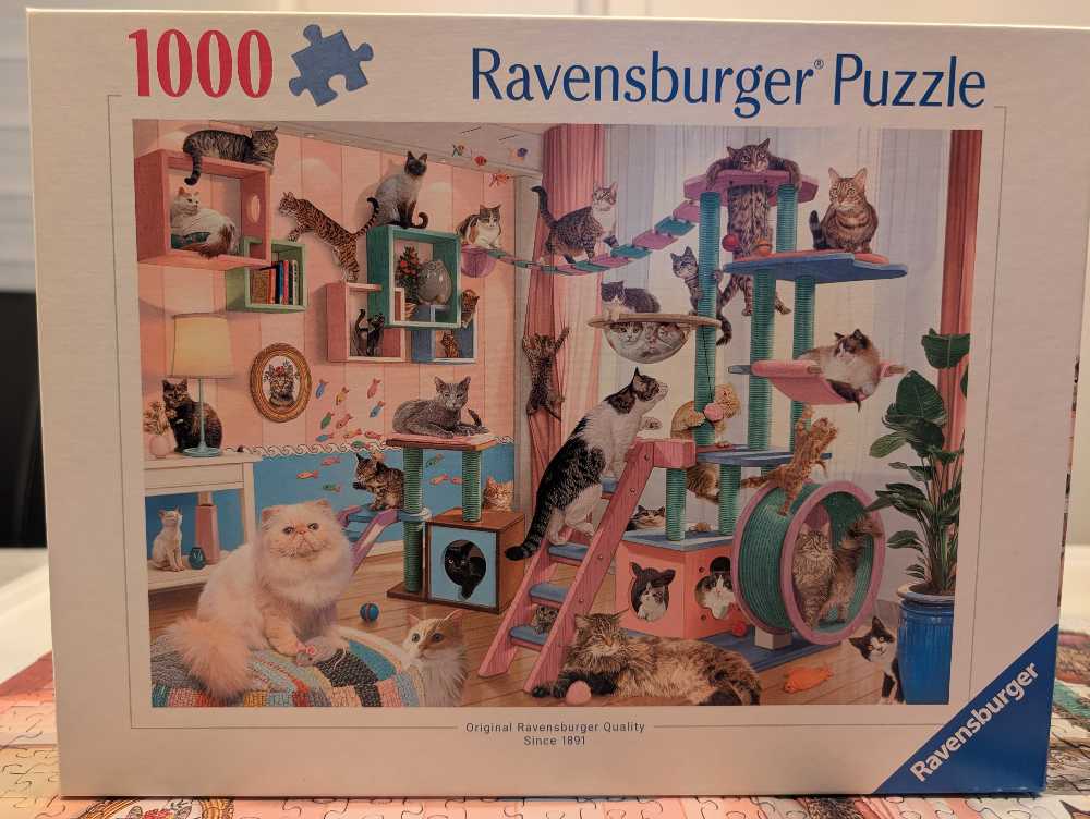 Cat Tree Heaven - Ravensburger puzzle collectible [Barcode 4005555008750] - Main Image 4