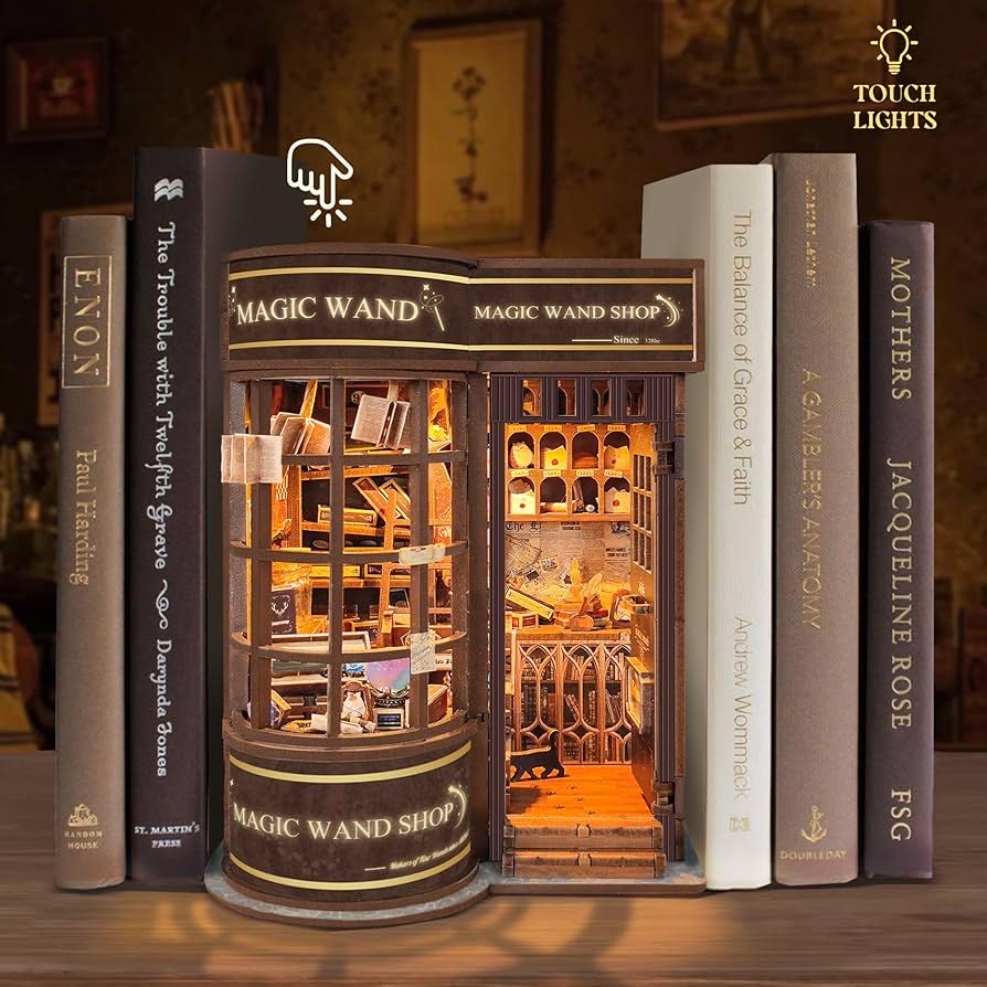 Mini Bookend Bookshelf Companion Magic Wand Store  puzzle collectible - Main Image 2
