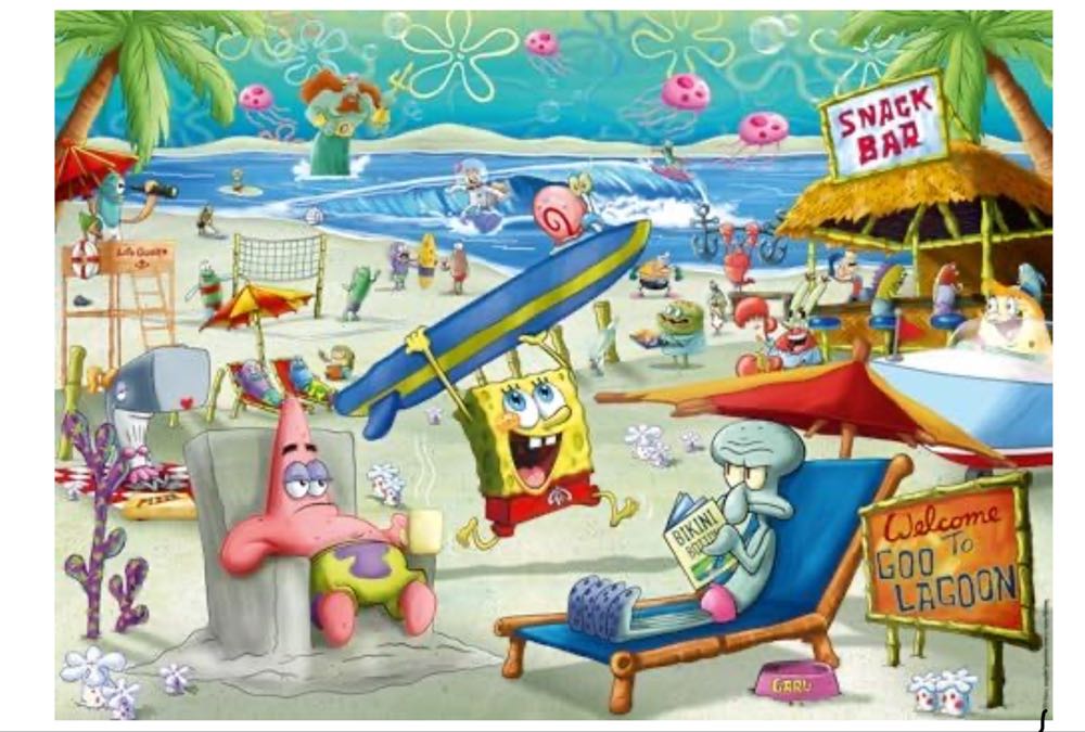 Beach Fun at the Goo Lagoon - Ravensburger puzzle collectible [Barcode 4005555018223] - Main Image 2
