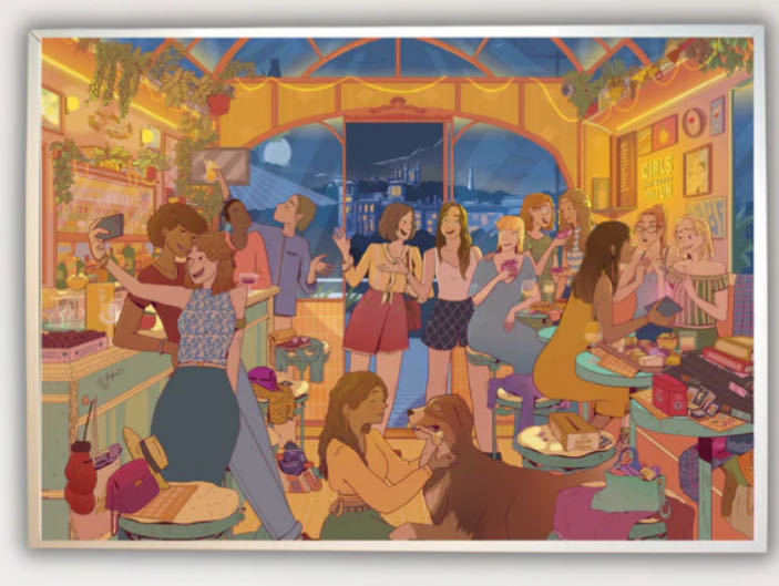 Les Apero Filles- 19h30 - Lundi en Huit puzzle collectible [Barcode 3770037276033] - Main Image 2