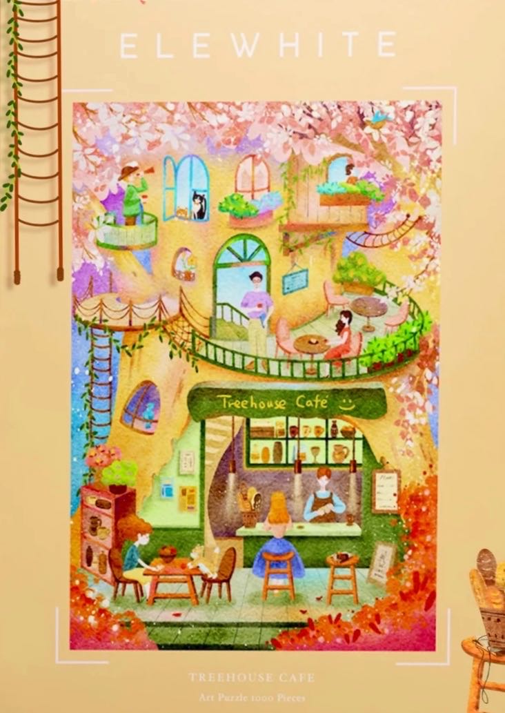 Treehouse Cafe - Elewhite puzzle collectible - Main Image 2