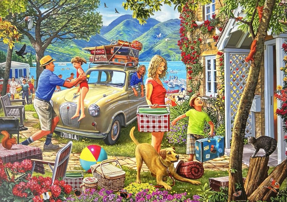 Holiday Cottage - From Nannie - Ravensburger puzzle collectible - Main Image 2