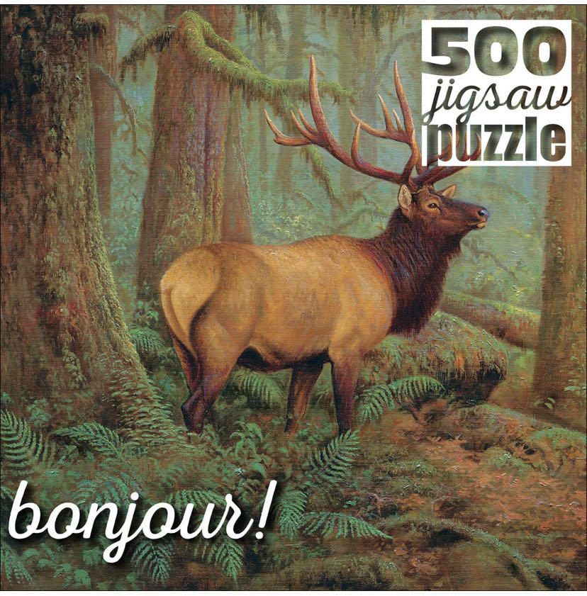 Buffalo Games Hayden Lambson Forest King 500 Piece Jigsaw Puzzle For Adults Challenging Puzzle Perfect For Game Nights Finished Size Is 21.25 X 15.00 - Buffalo puzzle collectible [Barcode 079346039074] - Main Image 2