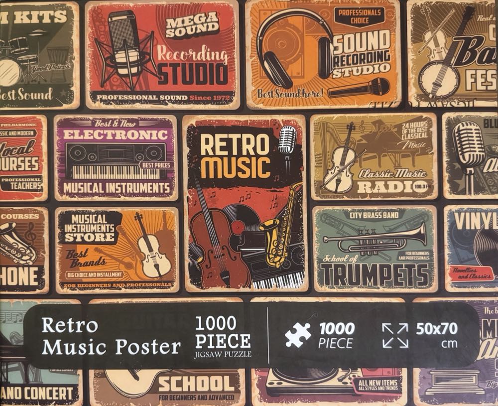 Retro Music Poster - PPuzzling puzzle collectible - Main Image 2