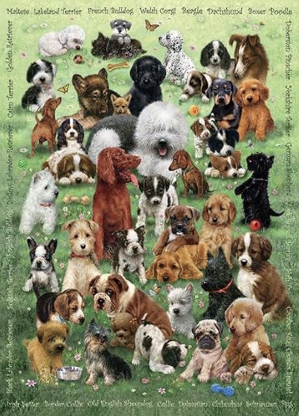 Puppy Love - Cobble Hill puzzle collectible [Barcode 625012470070] - Main Image 2