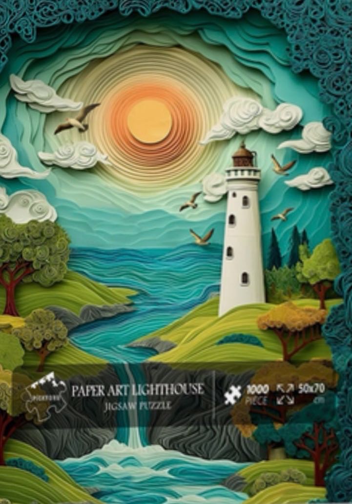 Paper Art Lighthouse - Pickforu puzzle collectible - Main Image 2