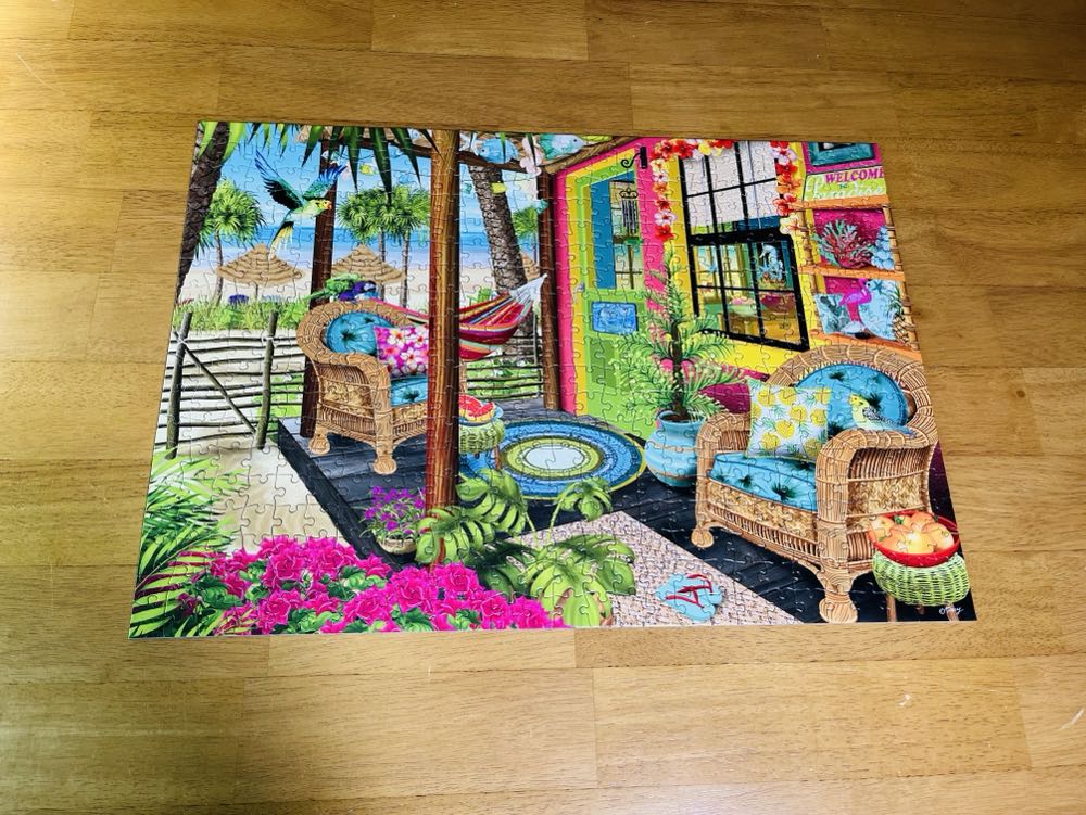 Tropical Paradise 💎 - Ceaco puzzle collectible [Barcode 021081735049] - Main Image 2