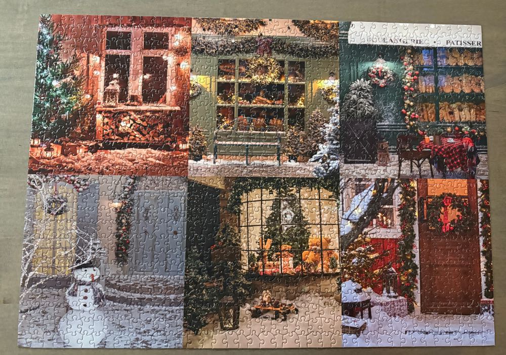 Christmas Doors - Talking Tables puzzle collectible [Barcode 5052715165586] - Main Image 2