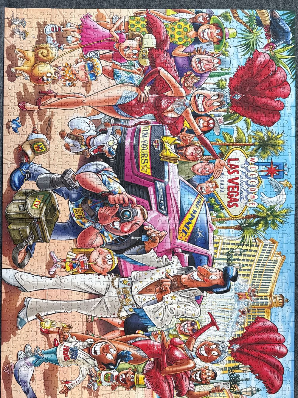 Original #48 What Happens In Vegas! - Wasgij puzzle collectible [Barcode 8721017607717] - Main Image 2