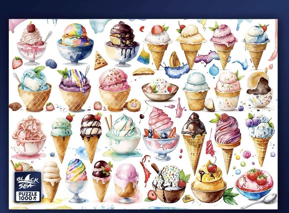 B Ice Cream Temptations - Black Sea Puzzles puzzle collectible [Barcode 3800234913322] - Main Image 2