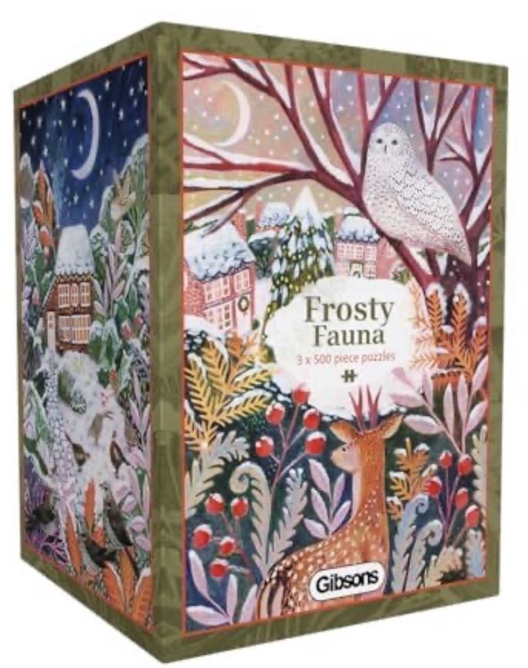 Frost And Feathers Frosty Fauna Set - Gibson Games puzzle collectible - Main Image 2