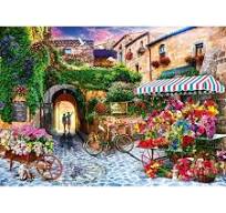 The Flower Market - Bluebird Puzzle puzzle collectible - Main Image 2