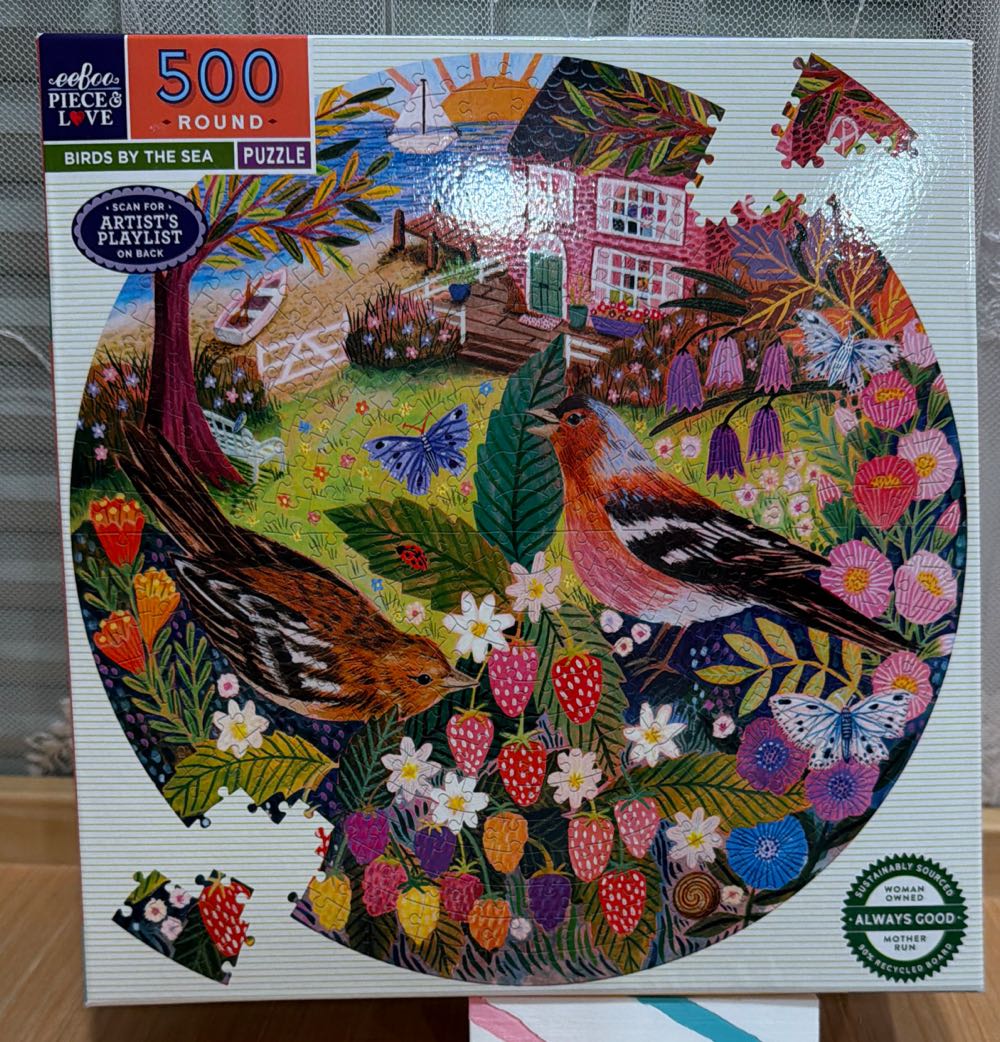Birds By The Sea - Eeboo puzzle collectible [Barcode 689196521560] - Main Image 2