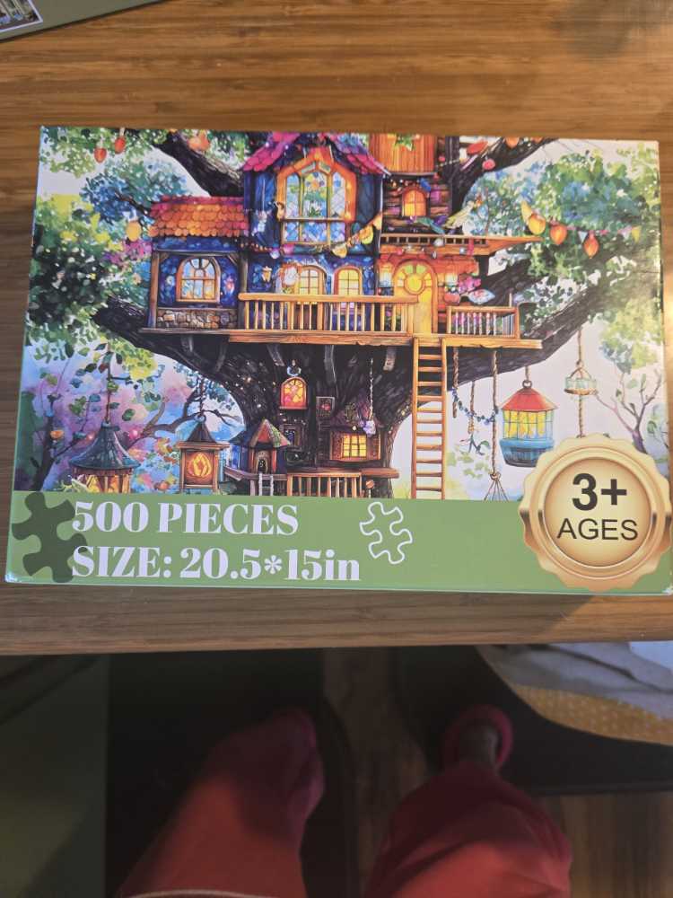 Cobble Hill Piece Puzzle Great Horned Owl Sample Poster Included