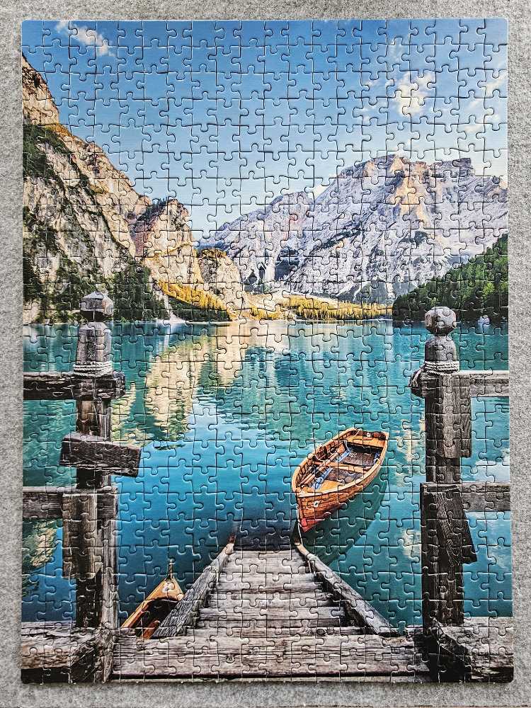Braies Lake - Clementoni puzzle collectible [Barcode 8005125961580] - Main Image 2