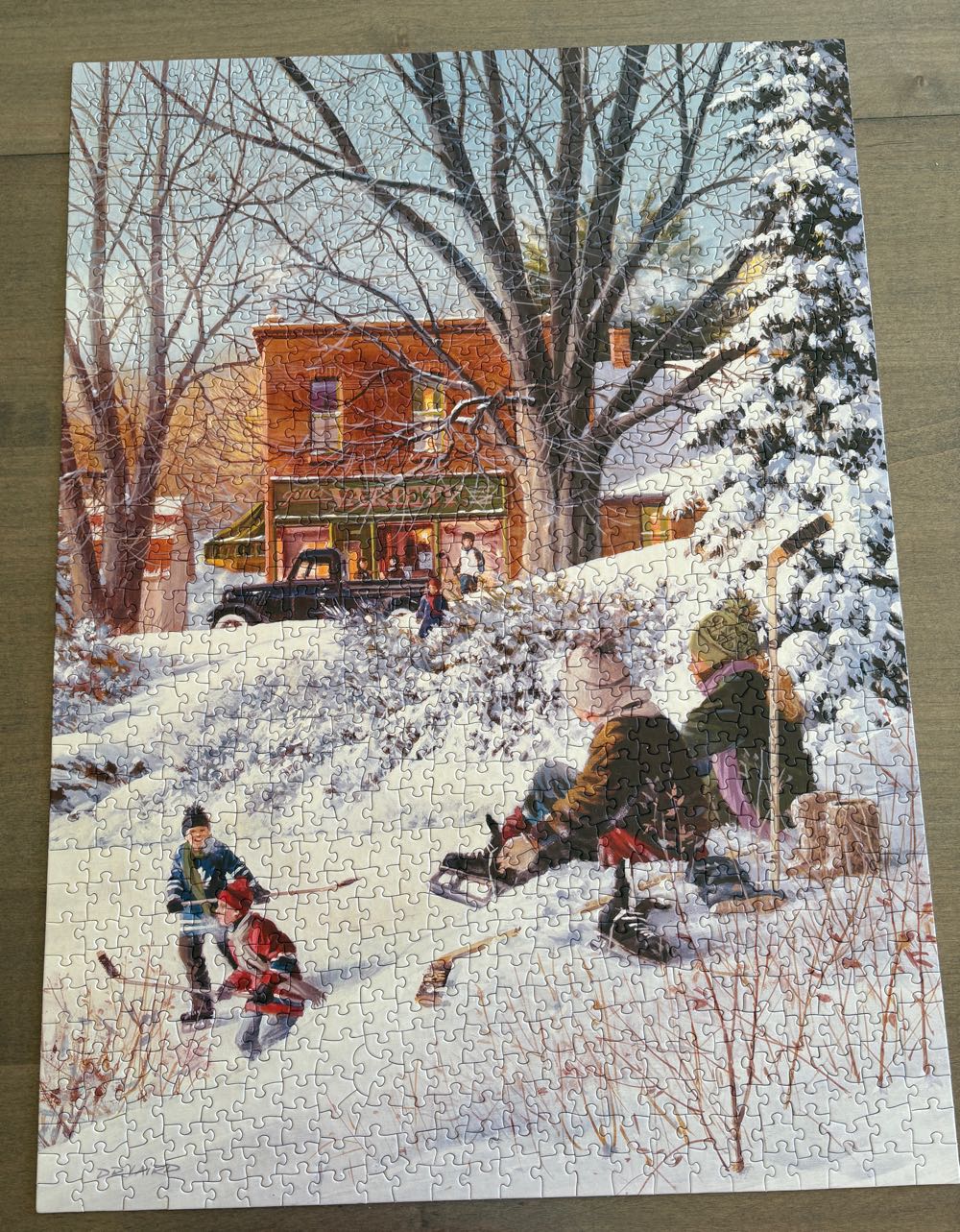 Getting Ready - Cobble Hill puzzle collectible [Barcode 625012401319] - Main Image 2