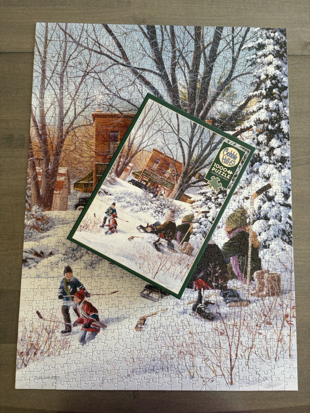 Getting Ready - Cobble Hill puzzle collectible [Barcode 625012401319] - Main Image 4