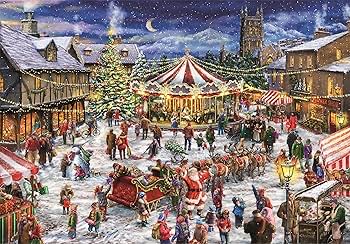 The Christmas Fair - Clementoni puzzle collectible [Barcode 8005125317257] - Main Image 2