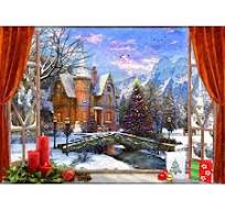 Christmas Mountain View - Bluebird Puzzle puzzle collectible - Main Image 2