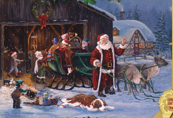 Packing Santa’s Sleigh  - Falcon de luxe puzzle collectible - Main Image 2