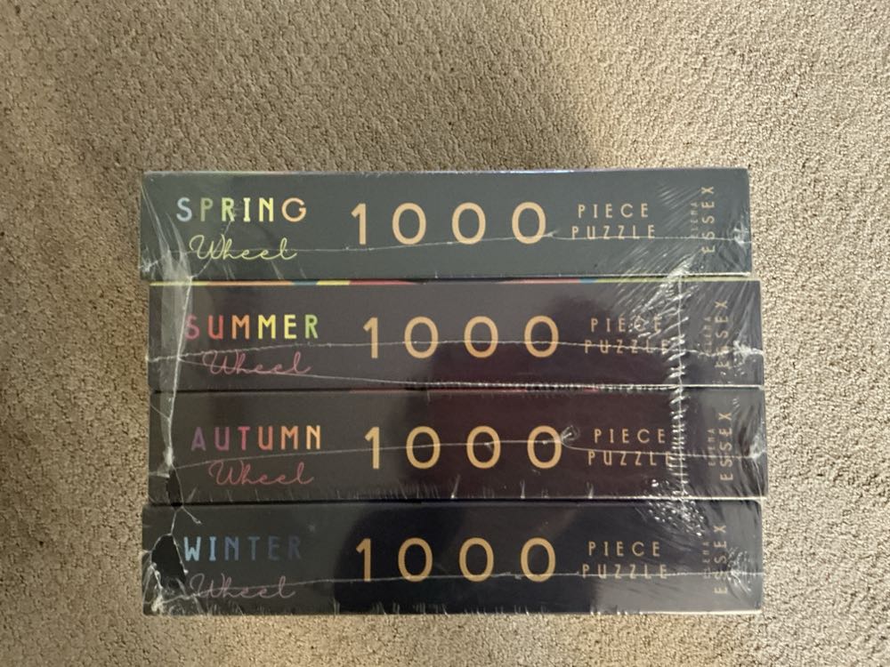 Seasonal Wheels Set Of 4 - Elena Essex Designs puzzle collectible - Main Image 2