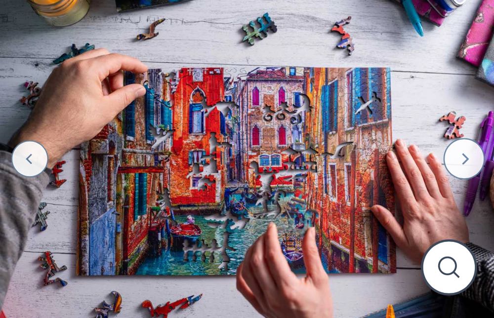 An Afternoon in Venice - Mosaic Puzzles puzzle collectible - Main Image 4