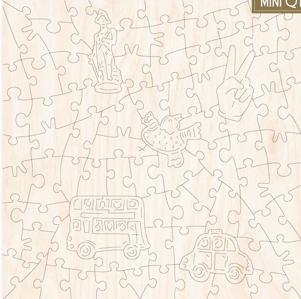 Trafalgar Square Mini Qt - Victory Wooden Puzzles puzzle collectible [Barcode 5056461104288] - Main Image 2