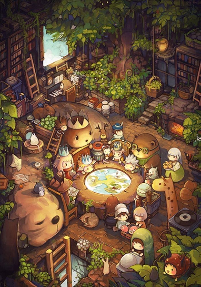 Elves of Forest - Keytime puzzle collectible [Barcode 6974194530213] - Main Image 2