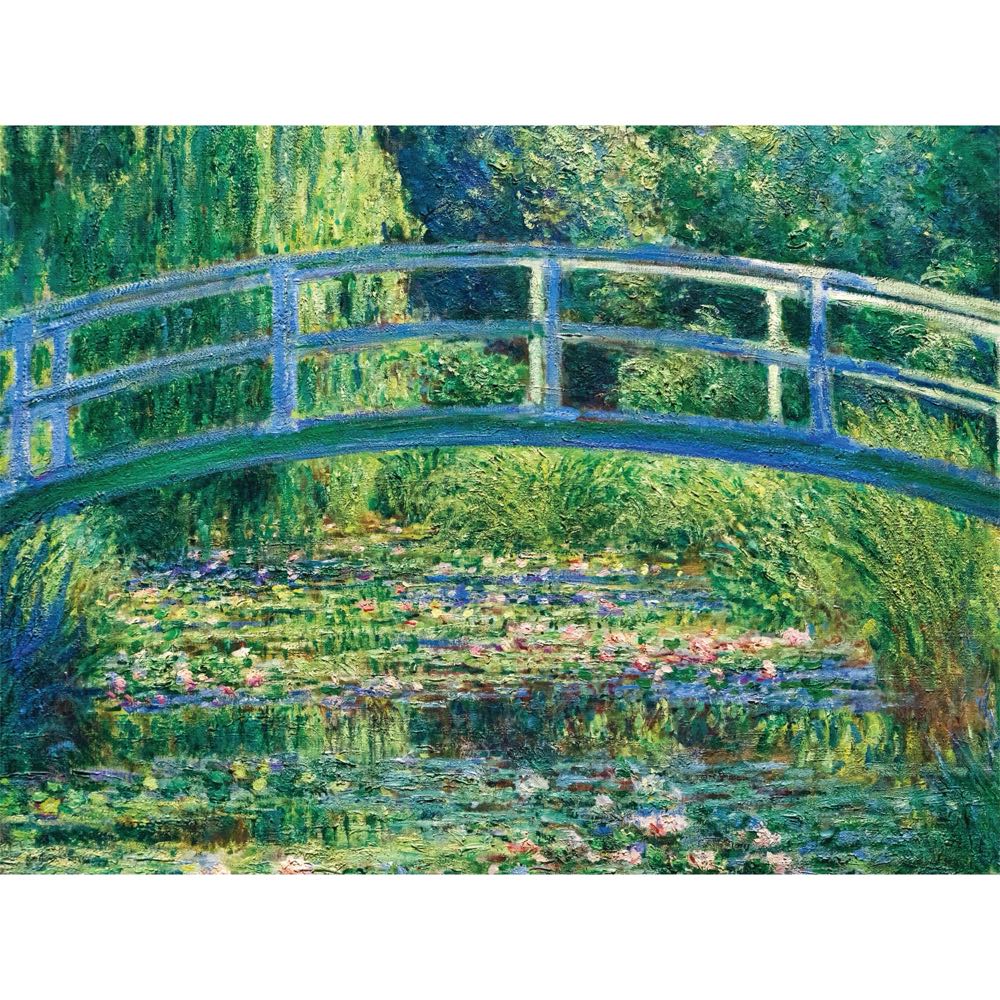 Bridge Over a Pond of Water Lilies - Hinkler puzzle collectible [Barcode 9354537016197] - Main Image 2