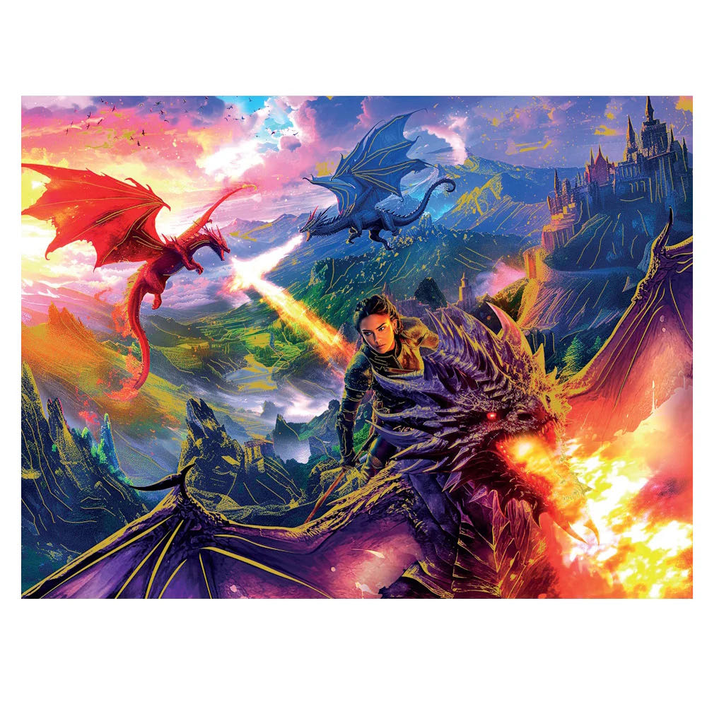 Dragon Riders - Hinkler puzzle collectible [Barcode 9354537015756] - Main Image 2
