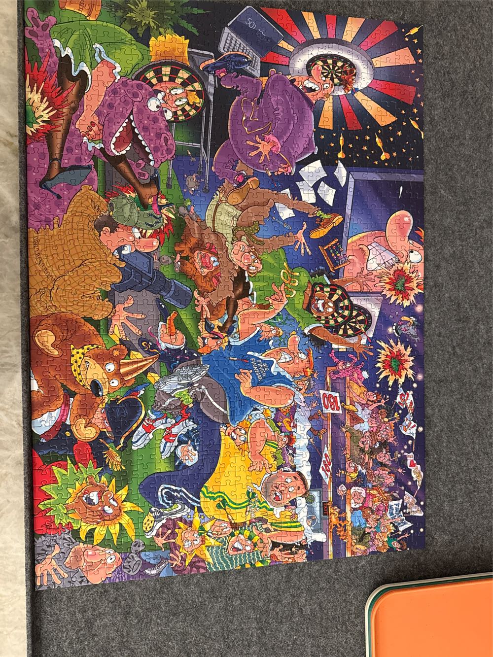 Bullseye! Brikker Wasgij Mystery 30 Bullseye! Jigsaw Pieces Piece 30: Bullseye! - Jumbo puzzle collectible [Barcode 8721017607724] - Main Image 2