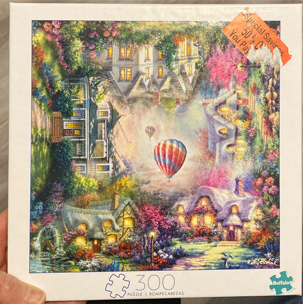 Train Set In The Attic Piece Jigsaw