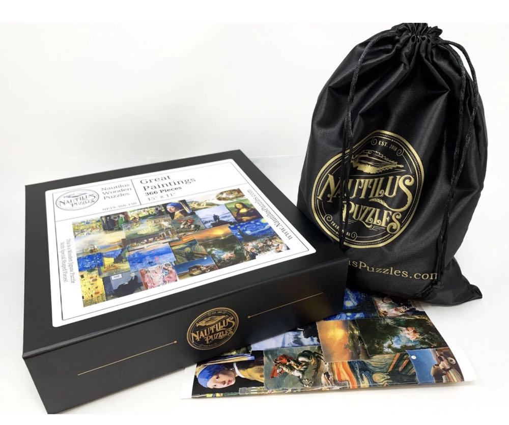 Great Paintings - Nautilus Puzzles 🇺🇸 puzzle collectible - Main Image 3