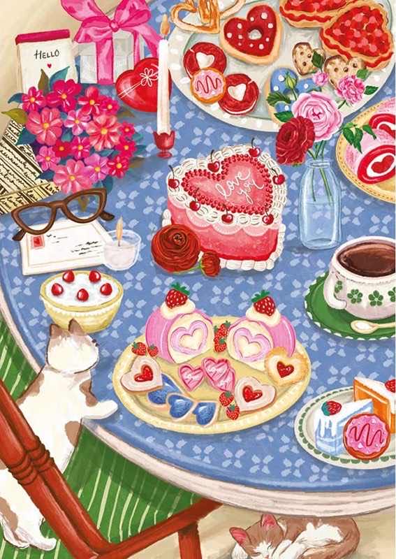 Cat Feast - Magnolia puzzle collectible [Barcode 8699375062052] - Main Image 2