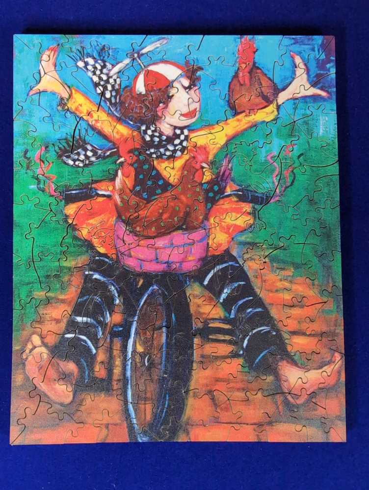 Look No Hands - Victory Wooden Puzzles puzzle collectible - Main Image 2