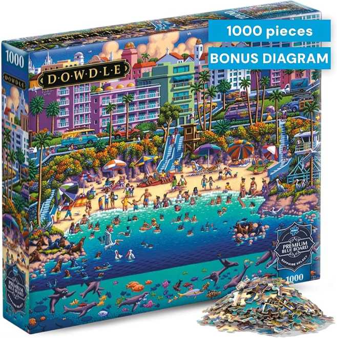 La Jolla Cove - Buffalo puzzle collectible [Barcode 079346147113] - Main Image 2