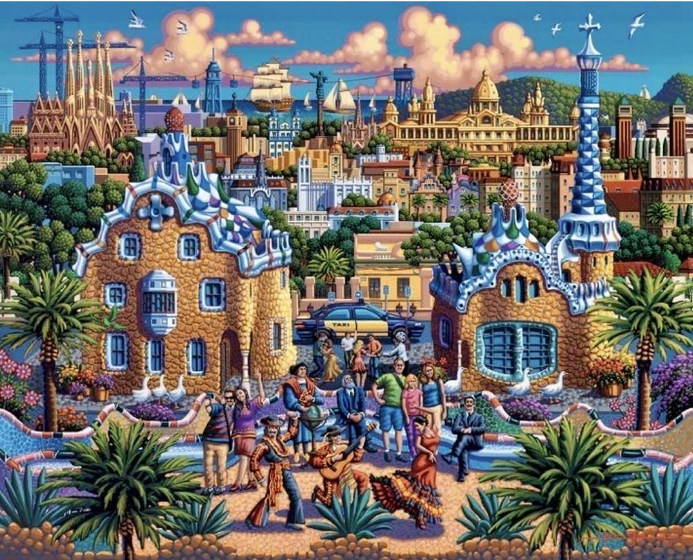Barcelona - Dowdle / Buffalo puzzle collectible [Barcode 079346228201] - Main Image 2