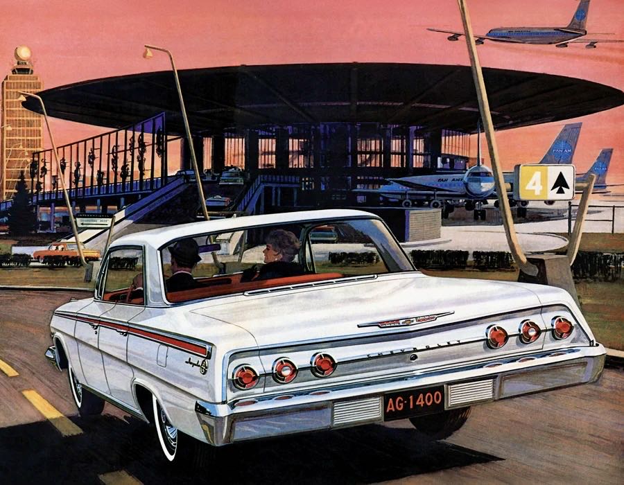 GM Vintage Ads : Come Fly with Me - New York Puzzle Company puzzle collectible [Barcode 840291704078] - Main Image 2