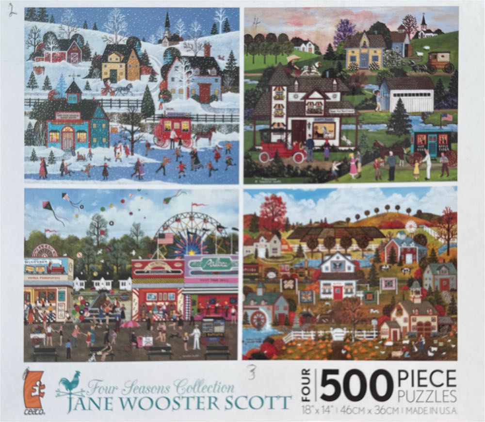 Puppy Love - Jane Wooster Scott puzzle collectible - Main Image 2