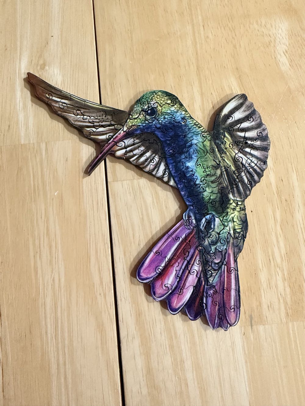Hummingbird - Crafthub/puzzlesup puzzle collectible [Barcode 15984521971253105629] - Main Image 2