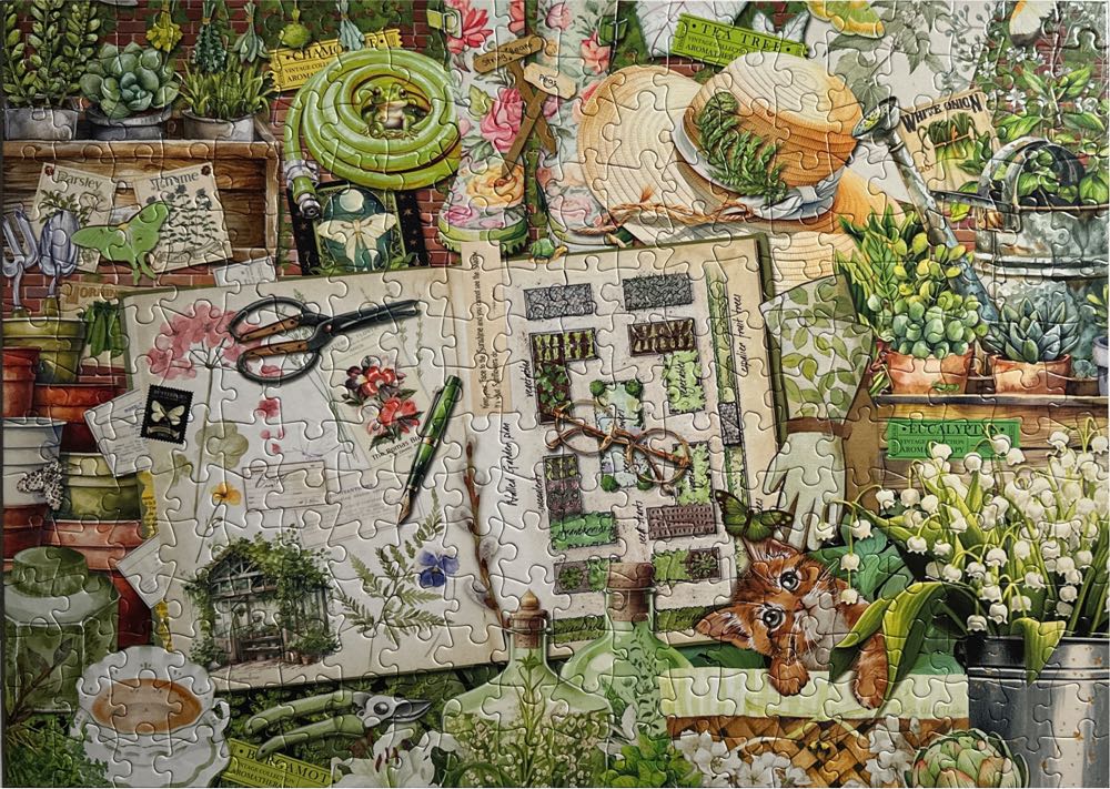 My Garden Journal - Ceaco puzzle collectible [Barcode 021081225618] - Main Image 2