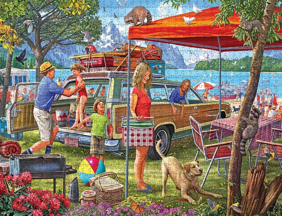 Family Beach Vacation(Betaald 07-03-2026) - RoseArt puzzle collectible [Barcode 04895145425575] - Main Image 3