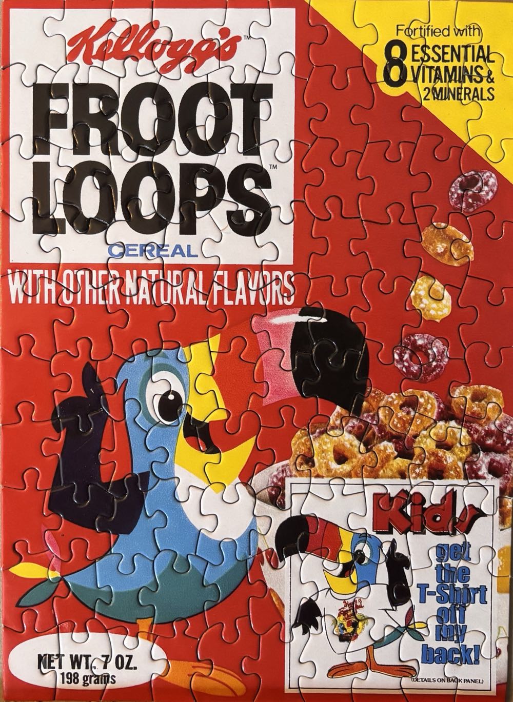 0265 RoseArt: Kellogg’s Cereal Puzzle 3-Pack - Froot Loops - RoseArt puzzle collectible - Main Image 2